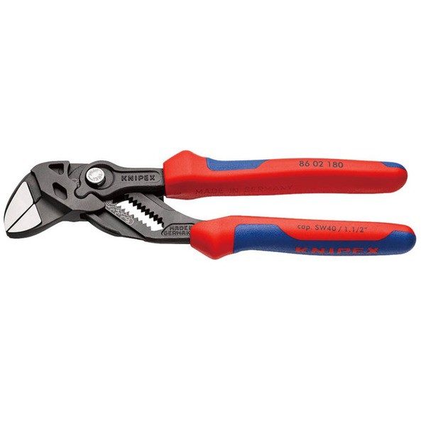 KNIPEX（クニペックス） 8602-180SB プライヤーレンチ マルチユースのユニバーサルツール あらゆる作業に対応する便利なプライヤーレンチ、あなたの仕事をサポートします 送料無料の通販は
