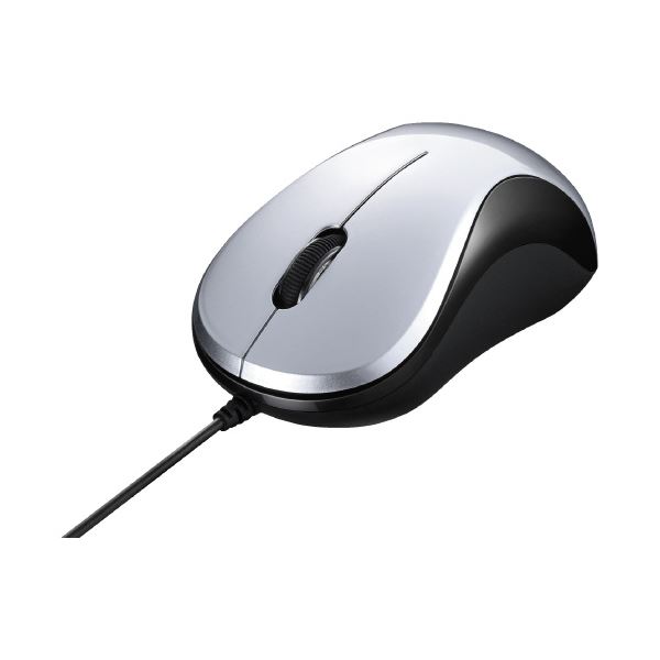 （まとめ）BUFFALO LEDマウス シルバーBSMBU100SV（×10セット） 輝く銀の軌跡、進化したLEDマウスが集結 10個セットでお得に手に入る BUFFALOシルバーLEDマウスBSMBU100SV（×10セット） 送料無料の通販は