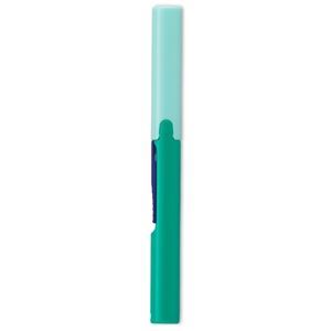 (まとめ) プラス フィットカットカーブ 携帯はさみツイッギー 刃渡り42mm グリーン SC-130P 1本 【×10セット】 緑