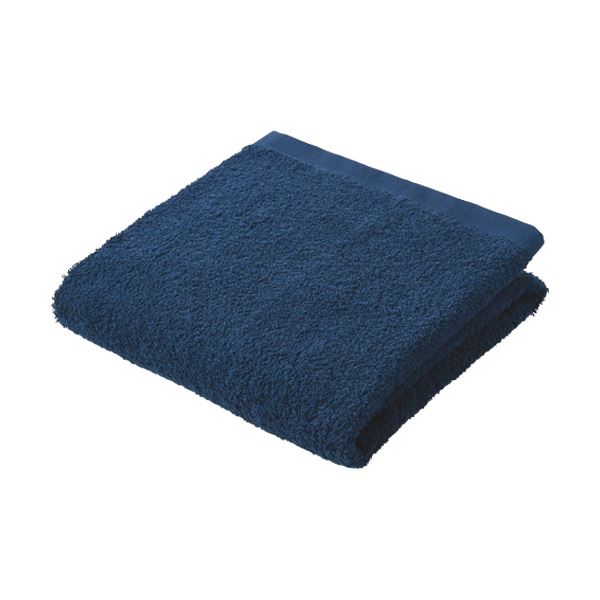 （まとめ）日本製 国産 業務用厚手バスタオル ネイビー 1枚 【×3セット】 頑丈で持ちが良い、しっかりとした日本製タオル 業務用に最適な厚手バスタオル、ネイビー色で1枚 3セットでお得 送料無料の通販は 7,373円