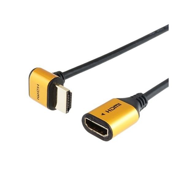 【5個セット】ホーリック HDMI延長ケーブル 配線 L型90度 1m ゴールド HLFM10-587GDX5 送料無料 7,021円