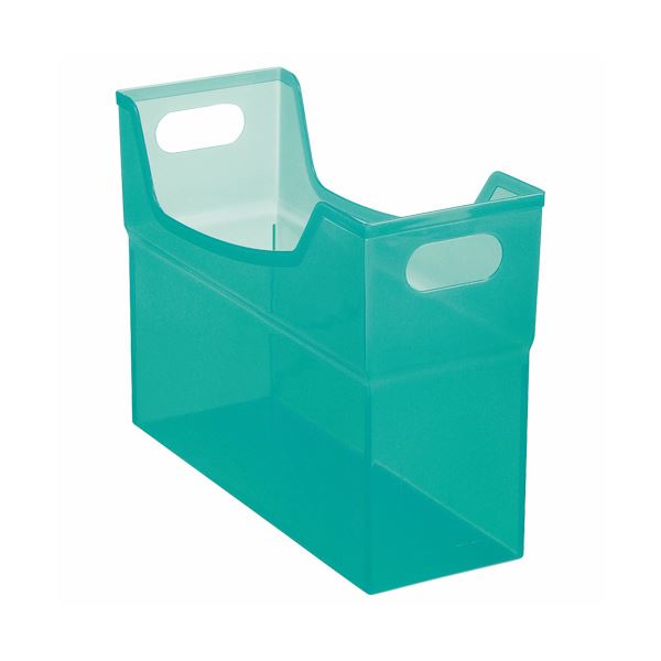 （まとめ）ライオン事務器 フリーボックス PP製 A4ヨコ 背幅127mm グリーン CS-110P 1個 【×5セット】 緑 送料無料の通販は