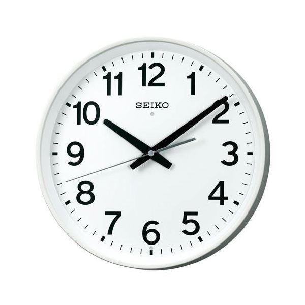 セイコークロック 電波クロックオフィス 事務用 タイプ KX317W 1台 見やすさを極めたシンプルなデザインの電波クロック オフィスでの使い勝手にこだわった、時刻を正確に知らせるセイコークロック 送料無料