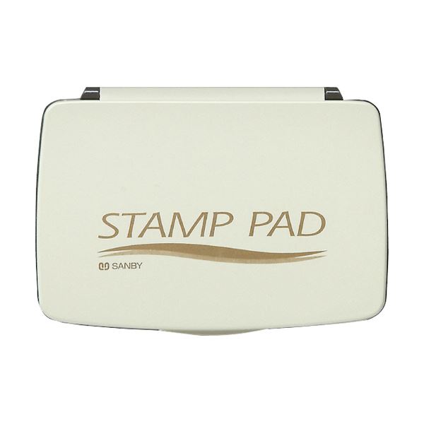（まとめ）サンビー 顔料系スタンプ台 中型 金 SA-28 1個 【×10セット】 送料無料の通販はその他印鑑・ハンコ