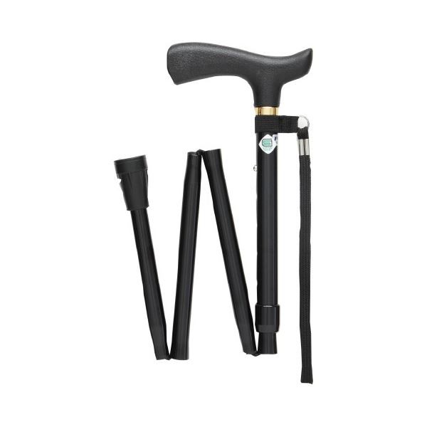 （まとめ）ステッキベーシックE折畳S ブラック【×2セット】 黒 折りたたみ可能なブラックステッキベーシックE、2セットでお得に 黒 送料無料の通販は