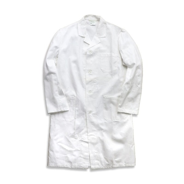スウェーデン軍 放出 ワークコート L相当 ホワイト 未使用 デッドストック コットン ミリタリーウェア ミリタリーコート 上着 白