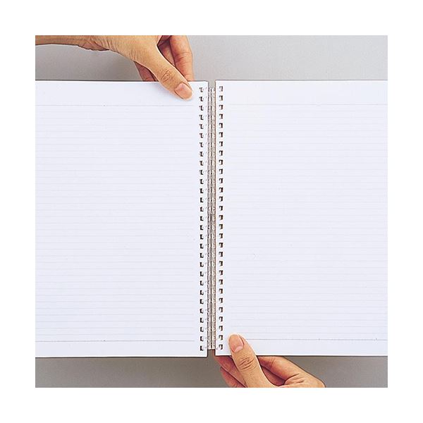 （まとめ） リヒトラブ AQUA DROPsツイストノート（メモサイズ） 125×72mm 8穴 5mm方眼罫 赤 40枚 N-1661-3 1冊 〔×30セット〕 まとめ） リヒトラブ AQUA DROPsツイストノート（メモサイズ） 125