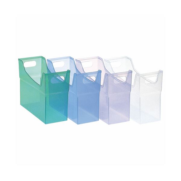 （まとめ）ライオン事務器 フリーボックス PP製 A4ヨコ 背幅127mm 透明 CS-110P 1個 【×10セット】 整理の達人 書類や小物をスマートに収納 透明なA4ヨコフリーボックス、背幅127mmで便利 10個セットでお得 送料無料の通販は