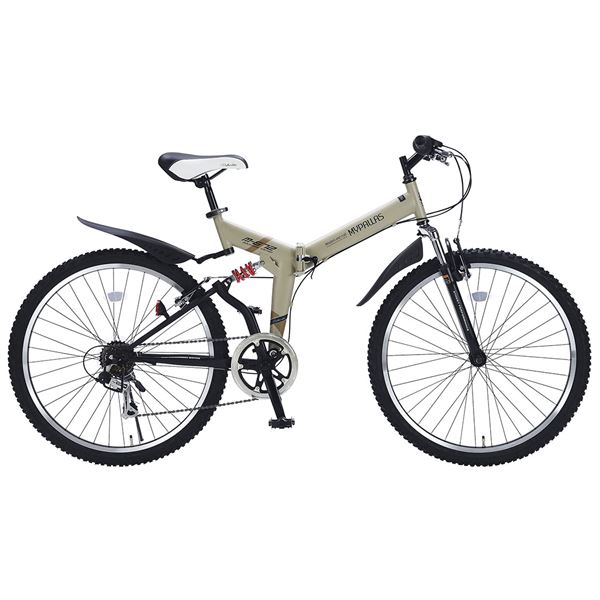 M-672 AE 折畳ATB26・6SP・Wサス サンドベージュ（SA） 送料無料の通販は