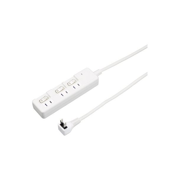 (まとめ）YAZAWA 3個口節電タップ0.3mホワイトH8S3303WH【×3セット】 白 省エネタップ3口0.3mホワイト、電気代節約でエコライフを実現 3個同時使用で便利さ倍増 【3個セット】 白 送料無料の通販は 5,615円