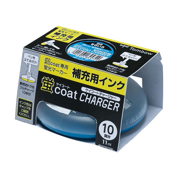 まとめ得  トンボ鉛筆 蛍コートチャージャー きみどりいろ Tombow-WA-RI92X10 x [4個] /l 全10色トンボ鉛筆／＜蛍コートチャージャー＞蛍コート