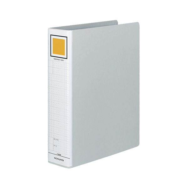 (まとめ) コクヨ チューブファイル(エコ) 片開き A4タテ 600枚収容 背幅75mm シルバー フ-E660C 1冊 【×10セット】 送料無料の通販は