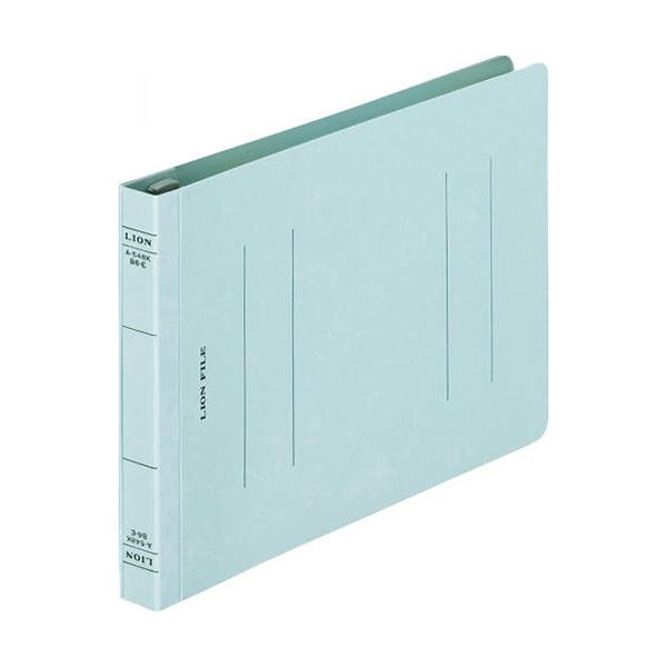 (まとめ) ライオン事務器 フラットファイル(環境)樹脂押え具 B6ヨコ 150枚収容 背幅18mm 水 A-548KB6E 1セット(10冊) 【×5セット】 送料無料の通販は 7,627円