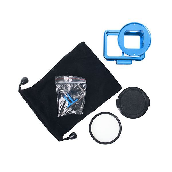 エツミ GoPro HERO7対応 アクションメタルプロテクターカバー ブルー VE-2222 青 送料無料の通販は