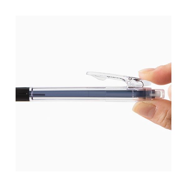 (まとめ) ゼブラ タプリクリップシャープ0.5mm （軸色 黒） MN5-BK 1本 【×100セット】 送料無料