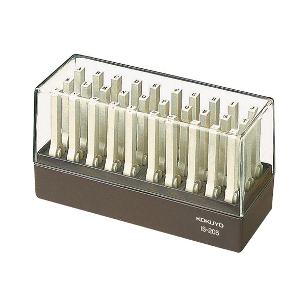 コクヨ 回転印 欧文日付 2号5連明朝体 IS-D2 1セット(12個) コクヨ 回転印 欧文日付 2号5連明朝体 IS-D2 1セット(