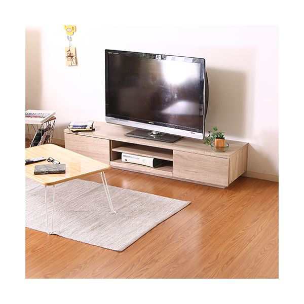 テレビ台 テレビボード TVボード 約幅150cm ホワイトオーク AV機器整理 収納 対応 引き出し付き 木目調 ローボード リビング ベッドルーム 白 送料無料の通販は