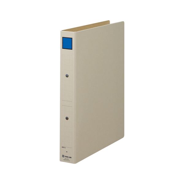 （まとめ） キングジム 保存ファイル A4S タテ型・片開き 背幅：45mm 青 【×10セット】 スムーズな書類の出し入れが可能な、整理に便利な保存専用ファイル A4サイズ、縦型・片開き、背幅45mm、爽やかな青色 10セットでお得 送料無料の通販は
