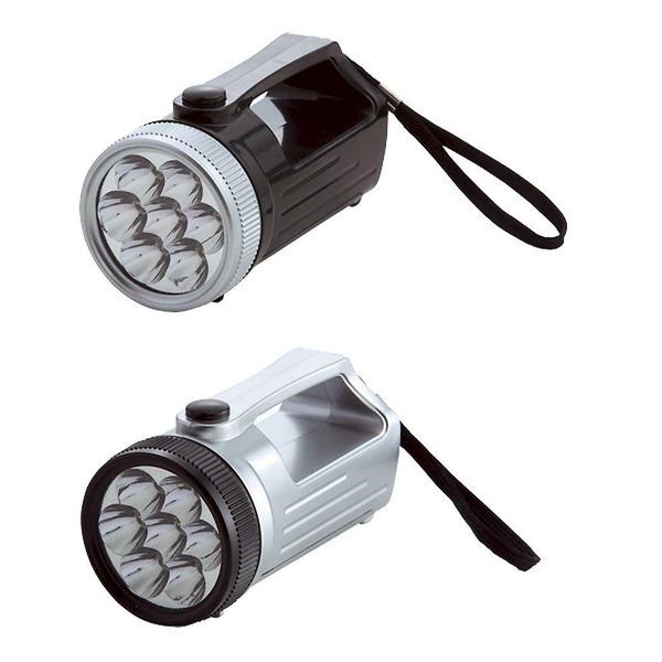 2WAYパワーライト/防災グッズ 【100個セット】 ブラック/シルバー各50個 〔アウトドア レジャー 緊急時 DIY 災害時〕 黒 送料無料の通販は 78,913円