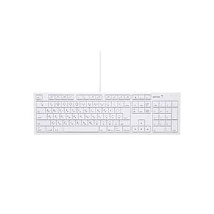 (まとめ) バッファロー USB接続 有線キーボードMacモデル ホワイト BSKBM01WH 1台 【×5セット】 白 送料無料の通販は