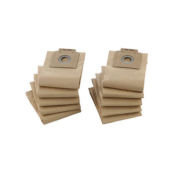 (まとめ) TRUSCO ペーパーフィルターバックTKC-1200FP 1パック(10枚) 【×5セット】 送料無料