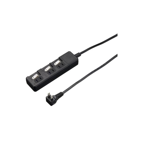 (まとめ）YAZAWA 雷ガード付3個口節電タップ3mブラックH8KS333BK【×2セット】 黒 送料無料の通販は 4,945円
