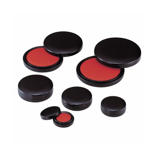 (まとめ) シヤチハタ 朱肉 エコス 75号 直径78mm MG-75EC 1個 【×10セット】 送料無料の通販は 15,104円