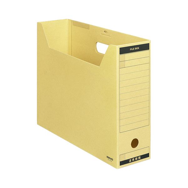 (まとめ) コクヨ ファイルボックス-FS(Aタイプ) B4ヨコ 背幅102mm B4-LFBN 1セット(5冊) 【×5セット】 送料無料の通販は