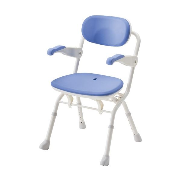 アロン化成 楽らく開閉シャワーベンチ S ブルー 536-081 1台 青 送料無料の通販は