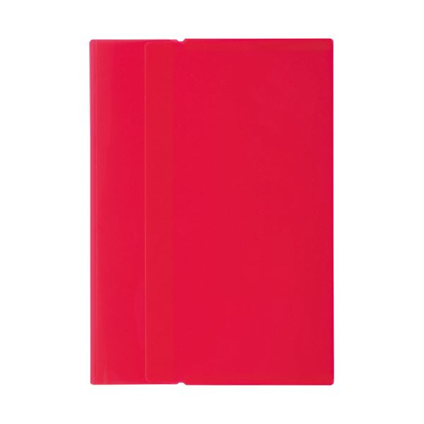 （まとめ）リヒトラブ ワンタッチホルダー A4 赤F-3445-3 1パック（4枚）【×20セット】 瞬時に開閉できる驚きの透明ファイル 便利なワンタッチホルダーA4サイズ、鮮やかな赤色、1パックに4枚入り 20セットでお得にGET 送料無料の通販は 6,751円