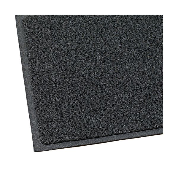 (まとめ）テラモト 玄関マット ケミタングルソフト 屋外用 900×600mm ブラック MR-981-240-8 1枚【×3セット】 黒 送料無料
