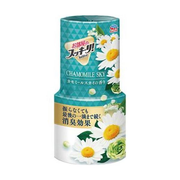 （まとめ）アース製薬 お部屋のスッキーリカモミールスカイ 400ml 1セット（3個）【×10セット】 一滴残らず、絶え間なく香り続く お部屋のリフレッシュ カモミールスカイ400ml 3個セット×10でお得に 送料無料の通販は