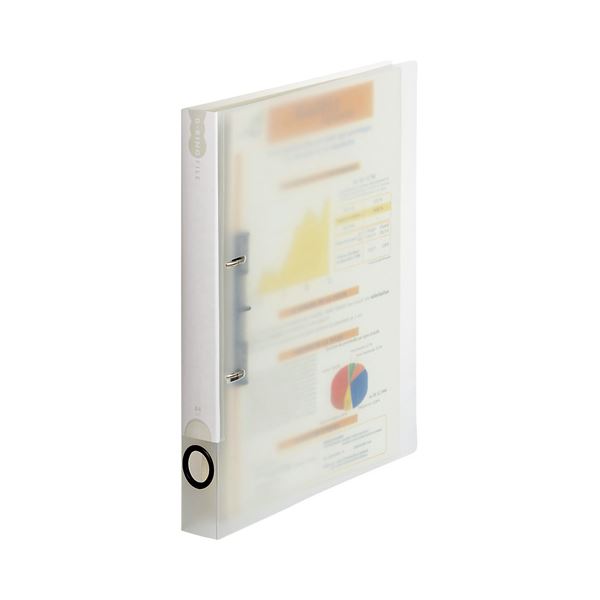 (まとめ) TANOSEEDリングファイル(PP表紙) A4タテ 2穴 200枚収容 背幅38mm クリア 1冊 【×50セット】 送料無料の通販は