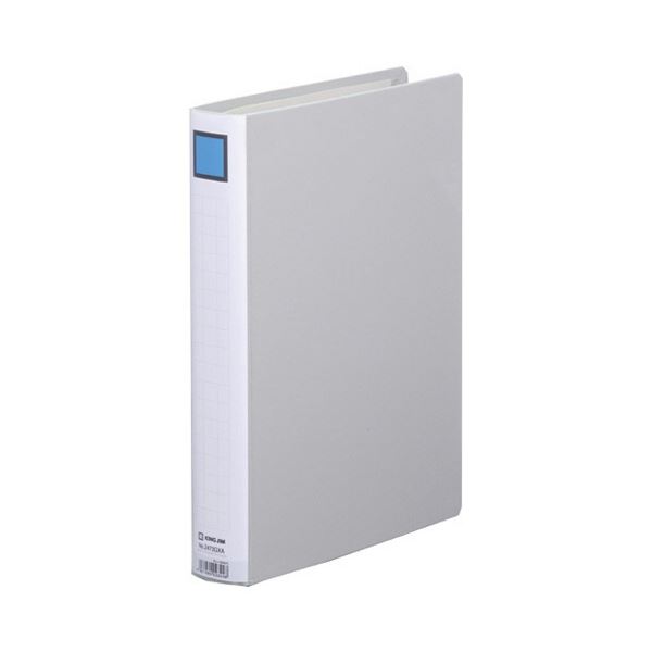 キングジム キングファイル スーパードッチ(脱・着)イージー GXシリーズ A4タテ 300枚収容 30mmとじ 背幅46mm グレー 2473GXA 1セット(10冊) 送料無料の通販は 8,923円