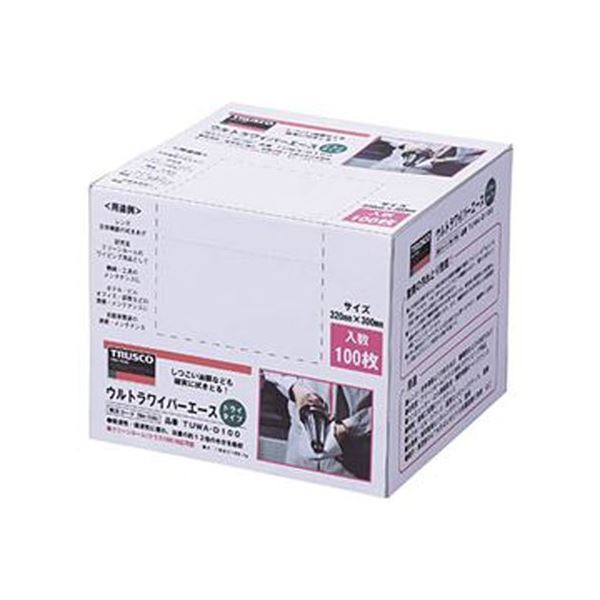 （まとめ）TRUSCOウルトラワイパーエースドライ ホワイト シートサイズ320×300mm TUWA-D100 1個【×3セット】 白 送料無料の通販は 24,021円