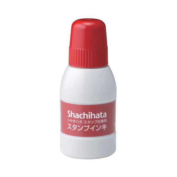 (まとめ) シヤチハタ スタンプ台専用補充インキ40ml 赤 SGN-40-R 1個 【×30セット】 送料無料の通販は