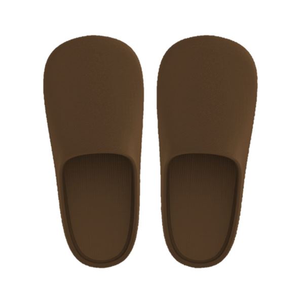 拭ける トイレスリッパ/トイレシューズ 【ブラウン 15個セット】 約幅10.5cm 樹脂製 〔お手洗い レストルーム〕 茶 送料無料の通販は