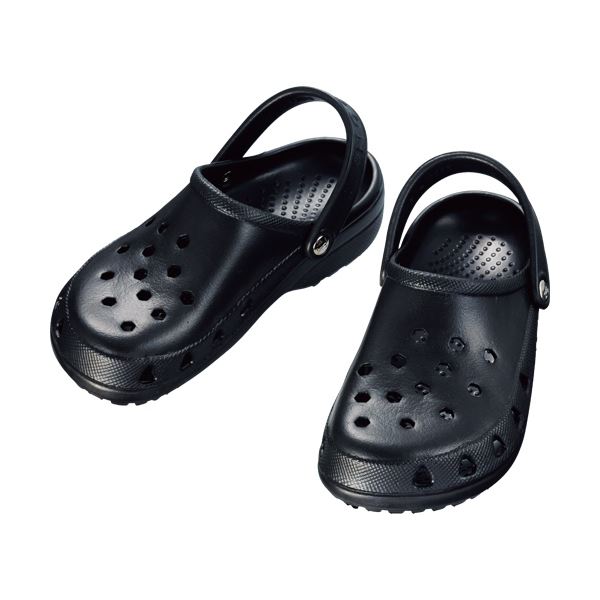 （まとめ）エバロンサンダル レディース ブラック Mサイズ 1足 〔×3セット〕 たのめーるエバロンサンダル レディース ブラック Mサイズ 1足の通販