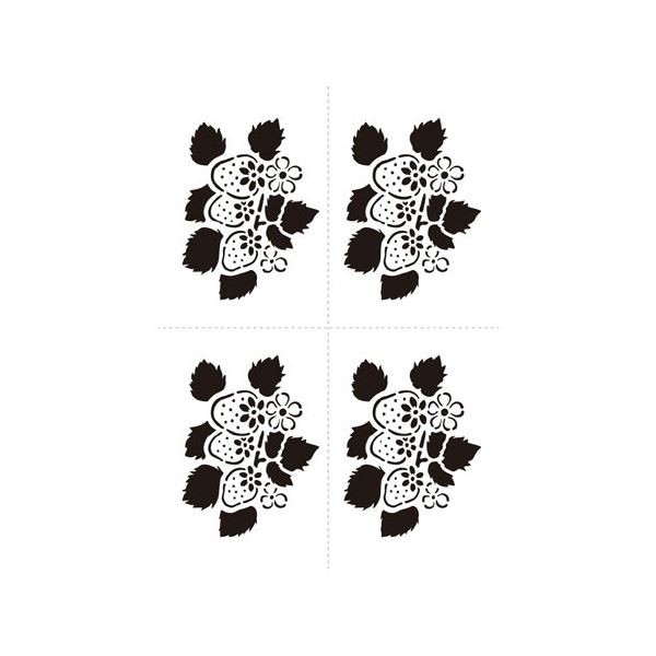 （まとめ）はるステンシル いちご【×5セット】 いちごの魅力が満載 はるステンシル いちごの魔法【×5セット】で、あなたの世界を彩り豊かに 送料無料の通販は 5,809円