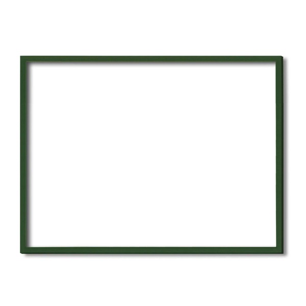 〔 木製額 〕 デッサン額 大全紙サイズ 727×545mm グリーン 壁掛けひも付き UVカットアクリル 木製 フレーム 額縁 額 緑 送料無料の通販は