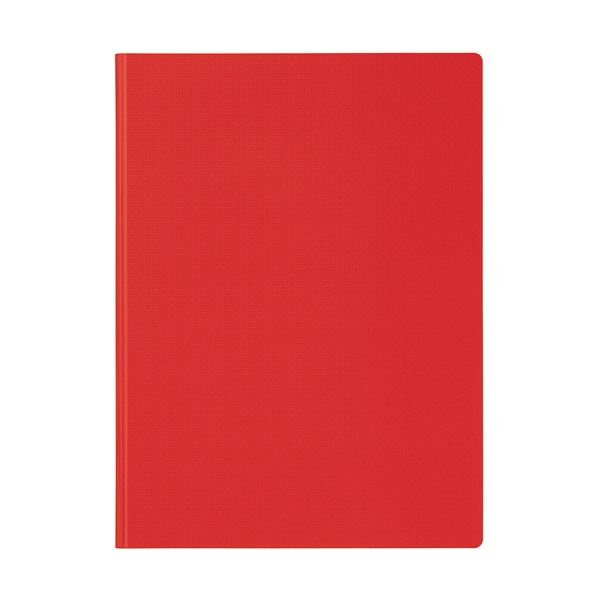 (まとめ) ライオン事務器 フラップ式ホルダー (ビジカル) A4タテ レッド FH-300B 1枚 【×5セット】 赤 送料無料の通販は