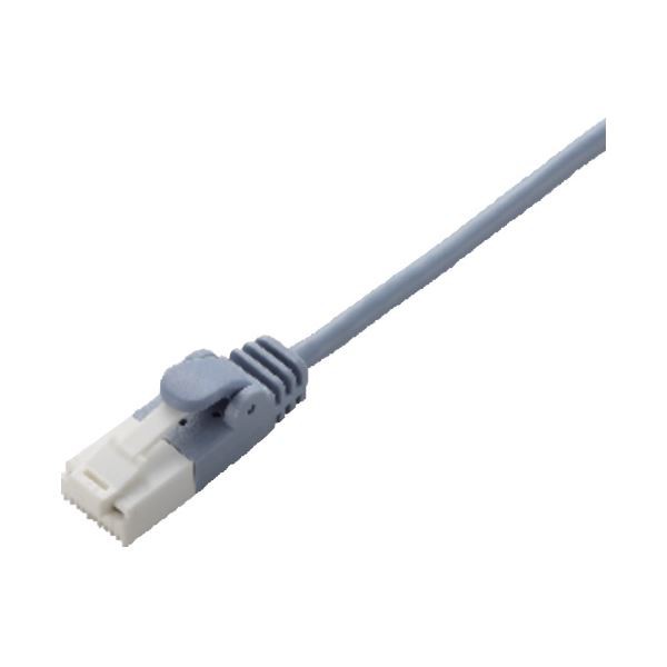 (まとめ） スリムタイプLANケーブル 配線 2m LD-GPST／BU20【×5セット】 スリムで高速なネットワーク接続を実現 2mのエレコムLANケーブルが5本セットでお得 使い勝手抜群のLD-GPST／BU20 送料無料の通販は