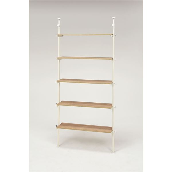 突っ張り式ラック (約)幅90×奥行24×高さ187~264cm 収納