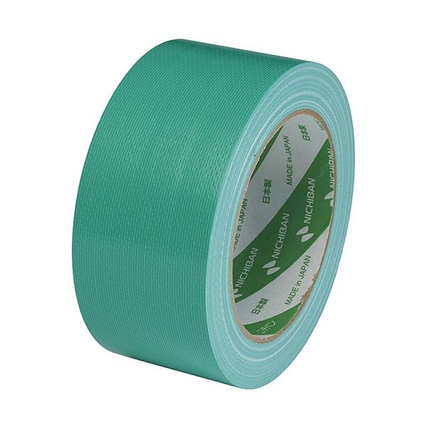 (まとめ) ニチバン 布粘着テープ No.121 中軽量物封かん用 50mm×25m 緑 1213-50 1巻 【×5セット】 送料無料の通販は 4,772円