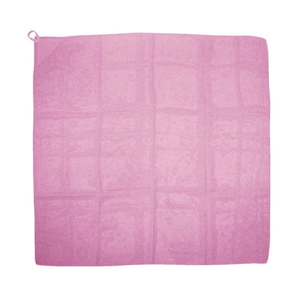 （まとめ） ループ付カラースカーフ ミニ 桃【×20セット】 送料無料の通販は