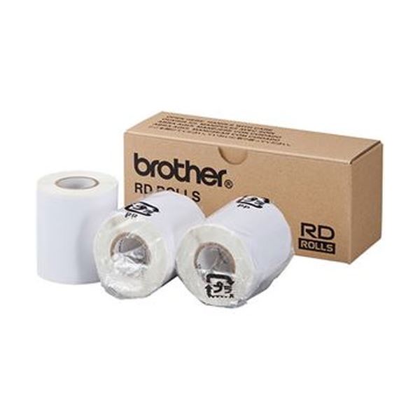 （まとめ）ブラザー RDロールプレカット紙ラベル（PDラベルB）ラベルサイズ60×92mm 112枚/ロール RD-M10J1 1パック（3ロール）【×3セット】 送料無料の通販は