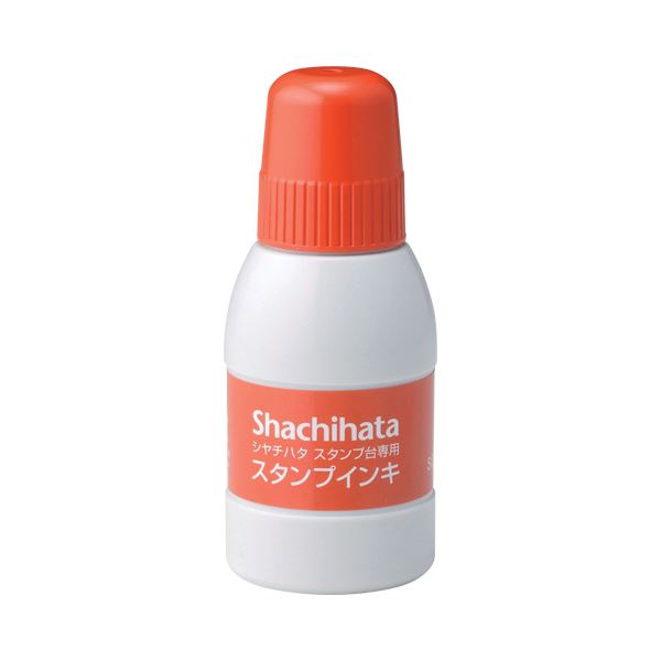 (まとめ) シヤチハタ スタンプ台専用補充インキ 40ml 朱色 SGN-40-OR 1個 【×30セット】 印章のための補充液、スタンプ台専用インキ40ml、鮮やかな朱色、30個セットでお得に 送料無料の通販は