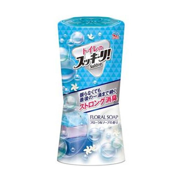 （まとめ）アース製薬 トイレのスッキーリフローラルソープ 400ml 1セット（3個）【×10セット】 完璧な消臭芳香を逃さずに トイレのスッキーリ、逆さまで最後の一滴までフローラルソープの香りを楽しむ400mlセット（3個）×10セット 送料無料の通販は 13,321円