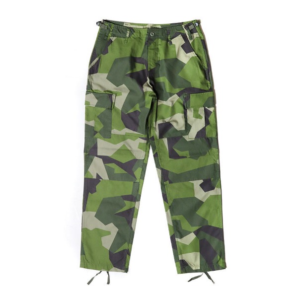 スウェーデン軍 BDU Battle Dress Uniform M90 カーゴパンツ レプリカ XS グリーンカモ ミリタリーパンツ ミリタリーウェア 緑 送料無料の通販は 9,477円