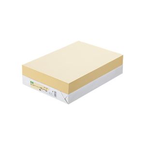(まとめ) TANOSEE αエコカラーペーパーII B4 クリーム 1冊（500枚） 【×10セット】 クリーム色のαエコカラーペーパーII B4、まとめて500枚 驚きの10セット あなたの創造力を広げる、色彩の楽園 送料無料の通販は